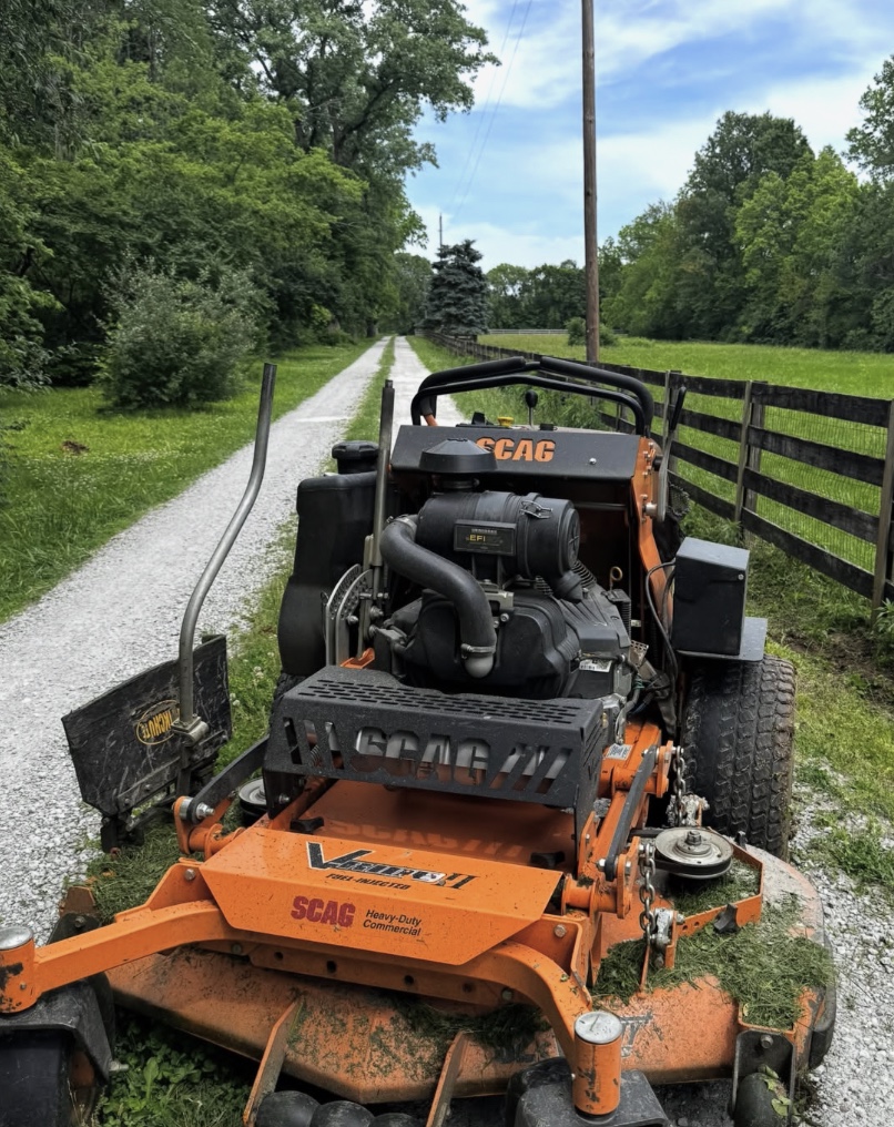 Parker's SCAG commercial stand-on mower
